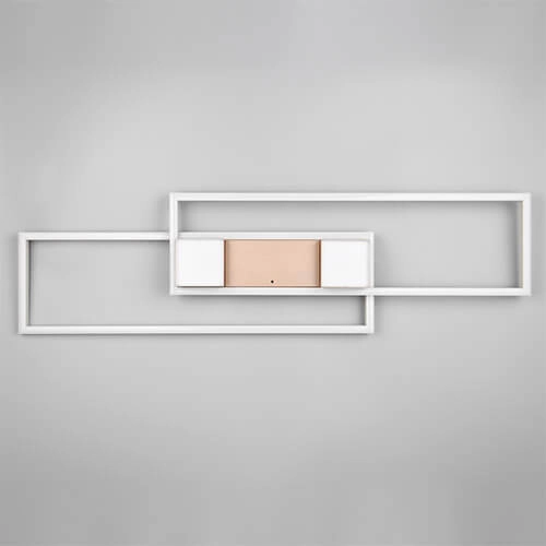 LED-Deckenleuchte 100x28 Albany rotes Kupfer Trio 4017807610307