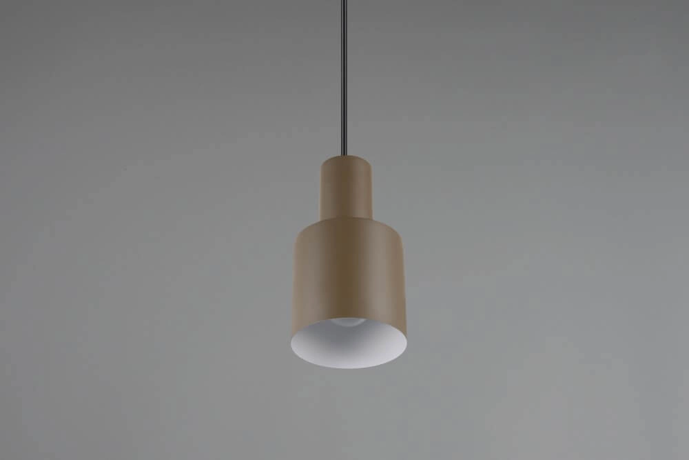 Taupefarbener Anhänger Agudo Ø 12cm Trio 4017807613780