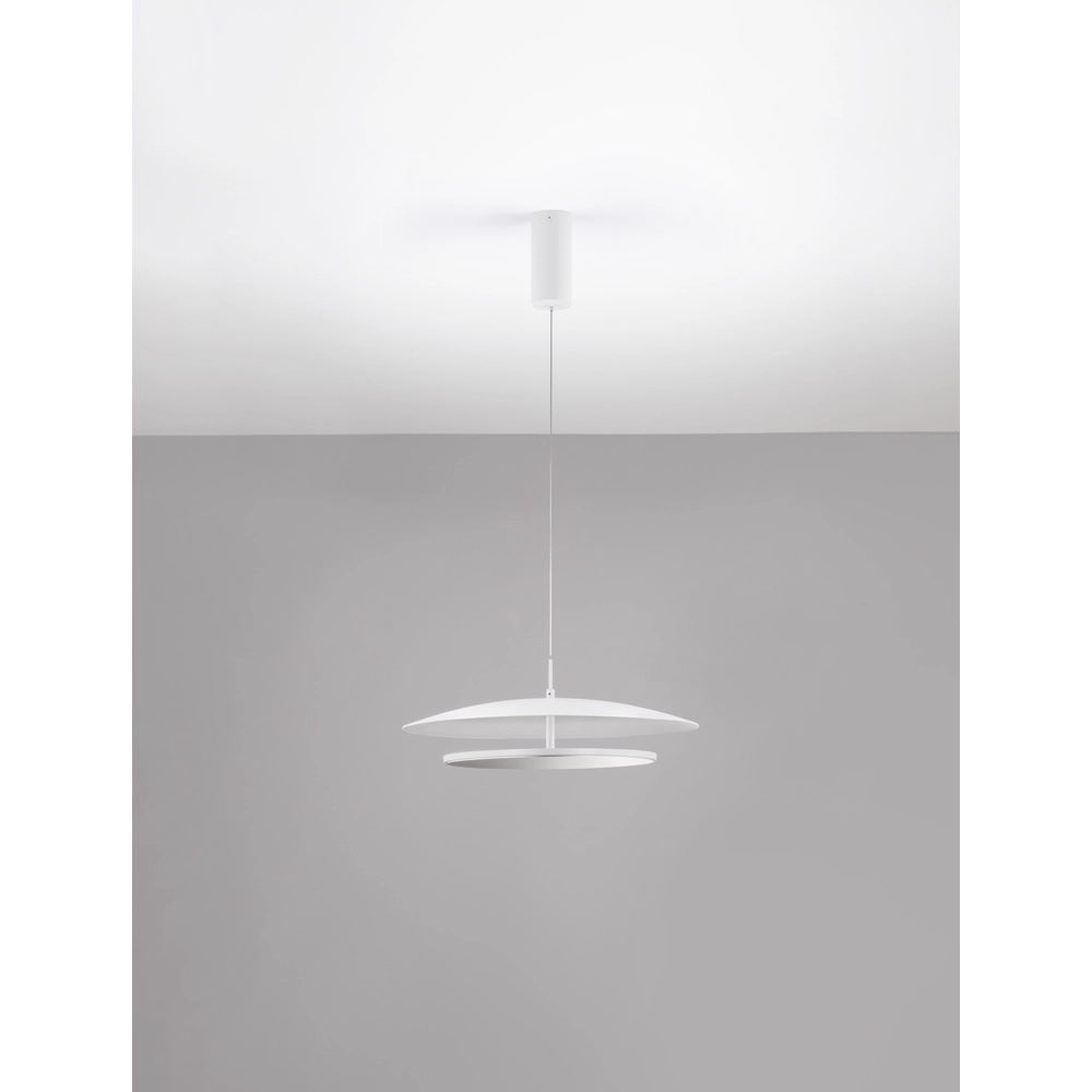 Design-Pendelleuchte Olos weiß Ø 50cm Lyora 5212017457028