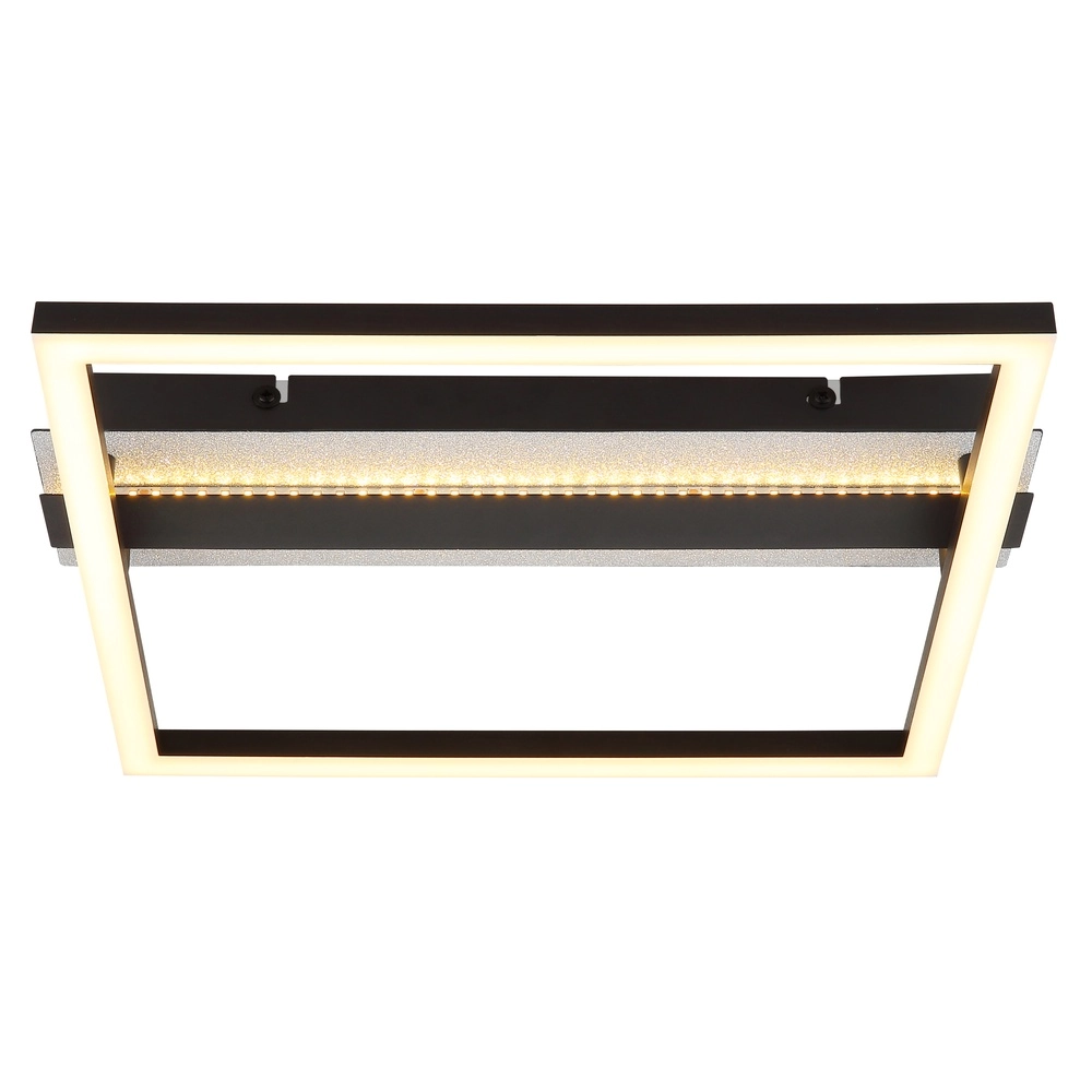 Quadratische Deckenlampe Estrada Schwarz Globo 9007371586714