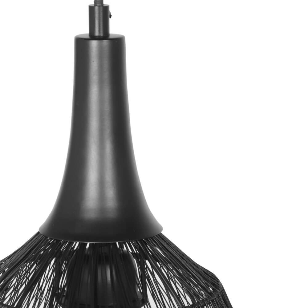 Runde Hängelampe Soraya Ø 26cm - schwarz Trio 4017807617474