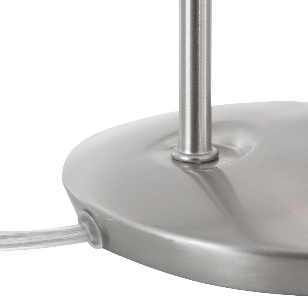 Tischlampe Tallerken Metallgrau Steinhauer 8712746132021