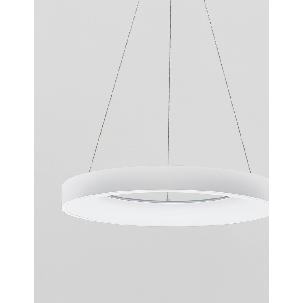 Pendelleuchte Rando Thin weiß Ø 60cm Lyora 5212017420213