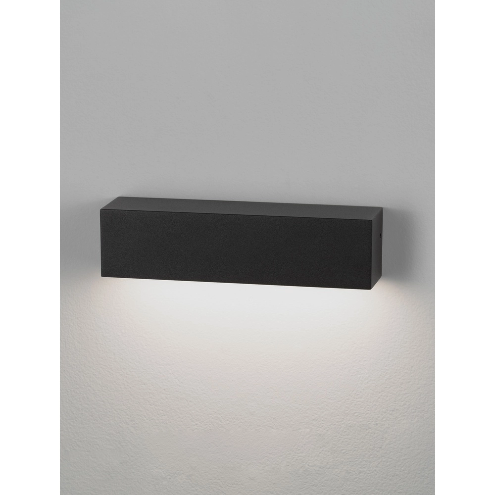 Schlanke Wandleuchte Allure schwarz 22cm
