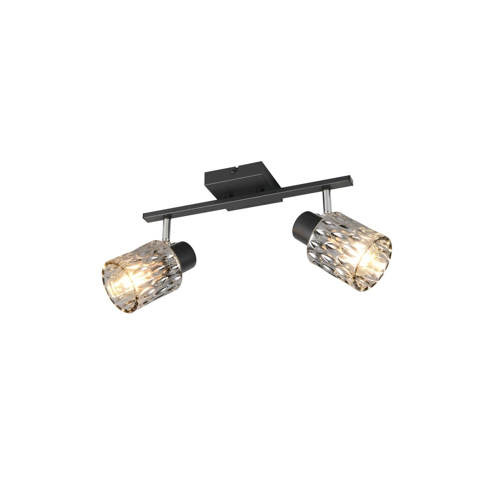 Deckenlampe Jack schwarz 2-flammig