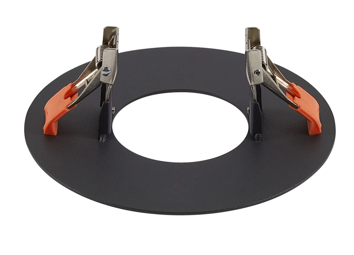 Frontmontagerahmen Numinos XS rund 160/70mm schwarz SLV 4024163262316