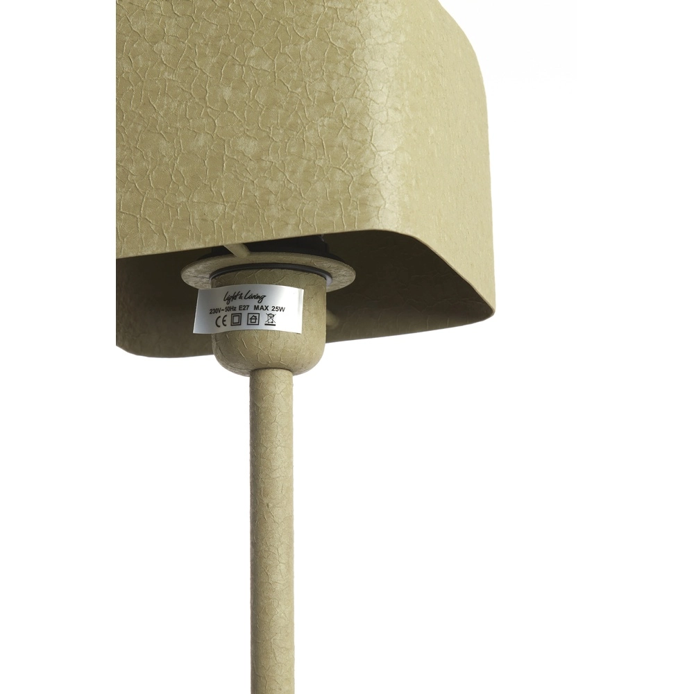Nachttischlampe Elenie 15x15 cm – mattes Olivgrün Light & Living 8717807818784