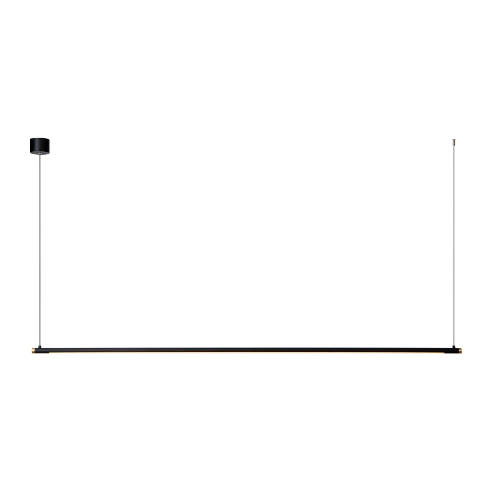 Elegante Pendellampe Marnik Schwarz 200 cm Premium by Lucide 5411212421227