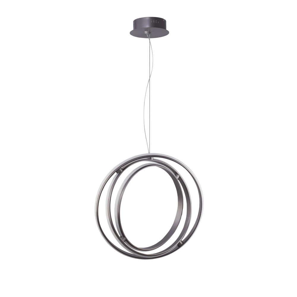 Pendelleuchte Pertone S Ø 50cm schwarz mit lila Glanz Lyora 5212017419699
