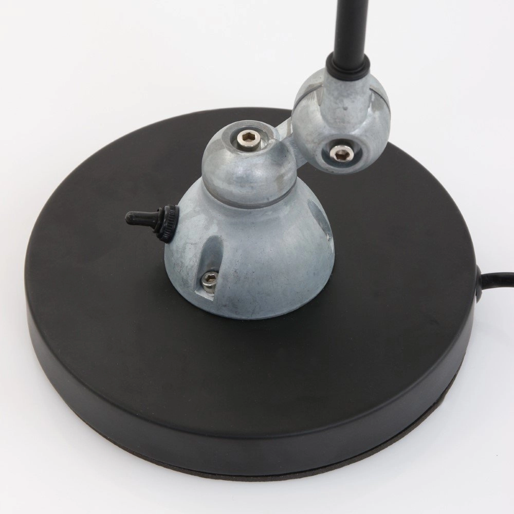 Schreibtischlampe Davin schwarz mit Vintage grau Steinhauer 8712746102017