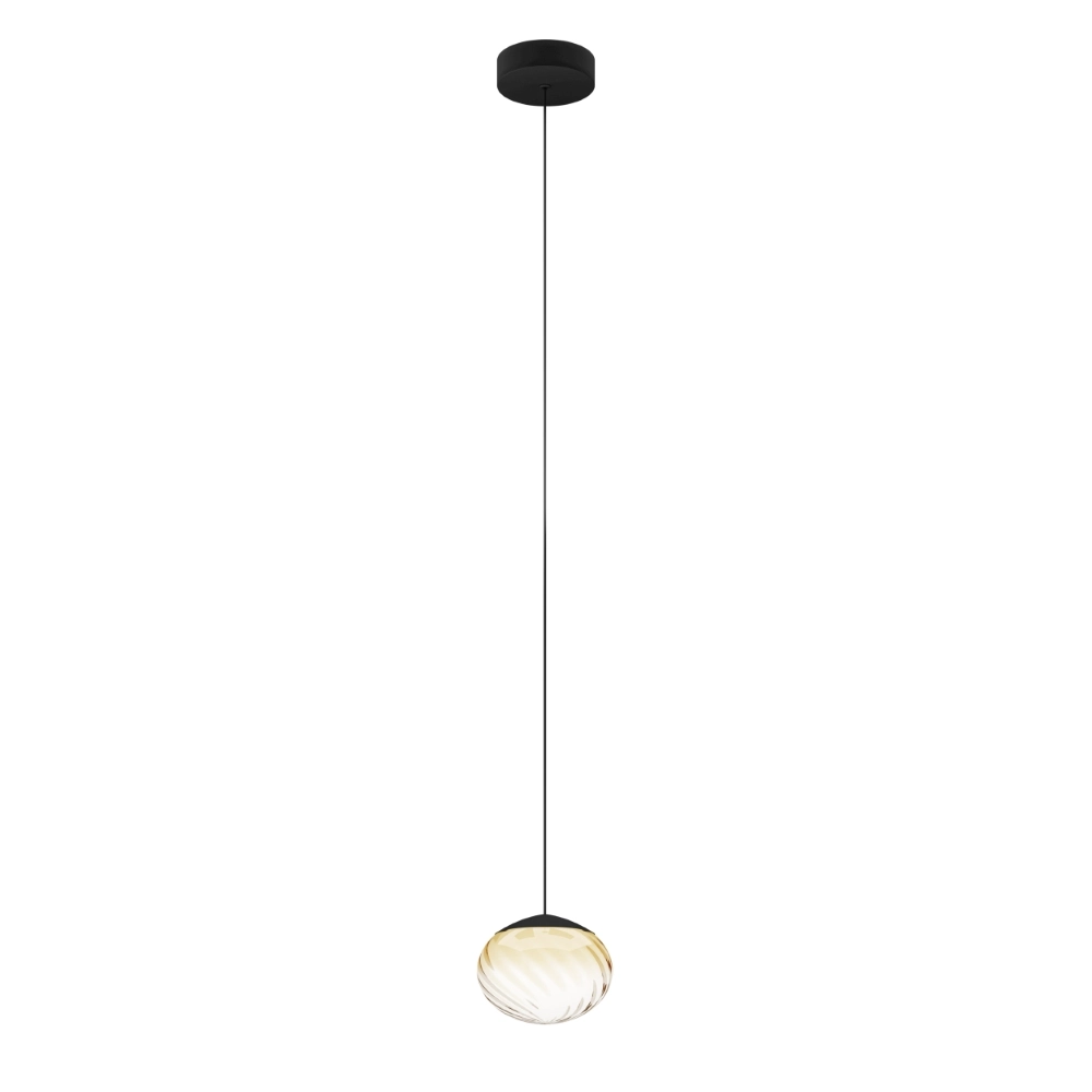 Pendellampe Pantoja schwarze Ø 24 cm