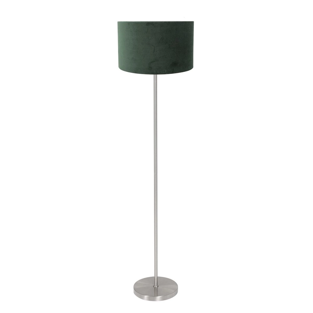 Stehlampe Noor mit grüner Kapuze