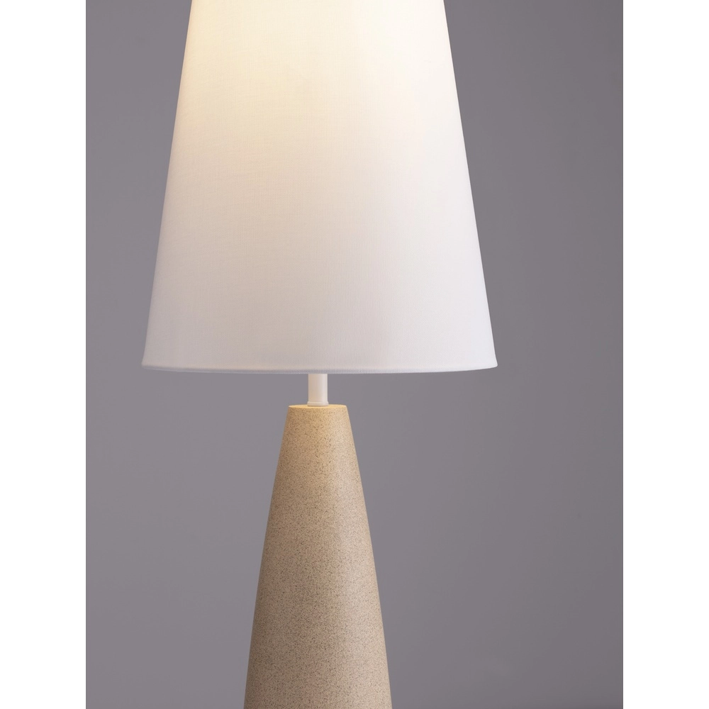 Stehlampe Mizu Creme mit weißer Kapuze Lyora 5212017468918