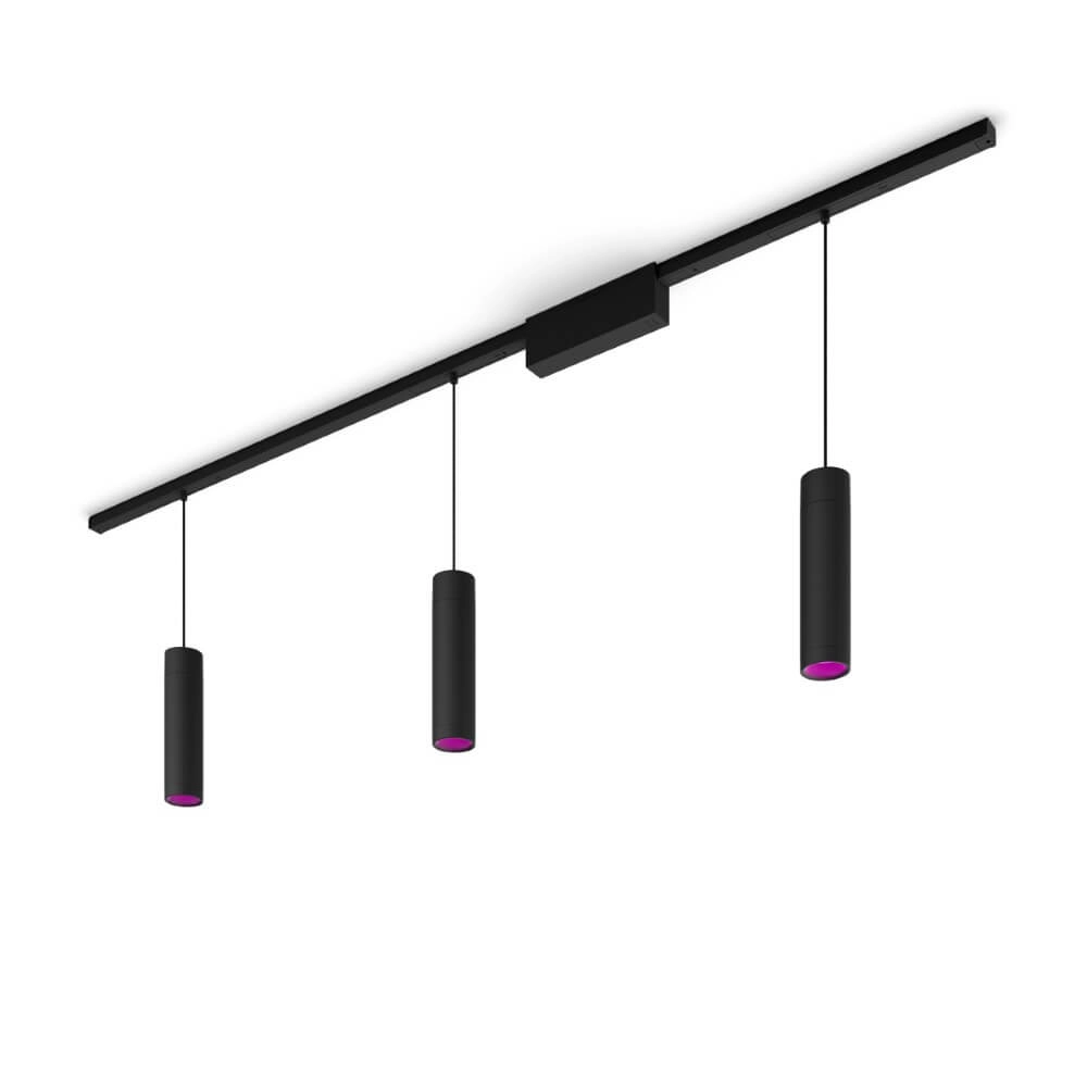 Hue Perifo - White and color Set mit 3 Hängelampen schwarz Philips 8719514407725