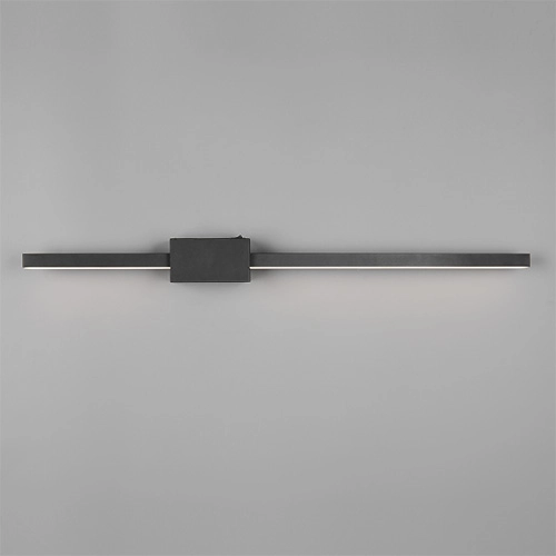 Moderne Wandlampe Cassino Schwarz 70,5 cm Trio 4017807683226