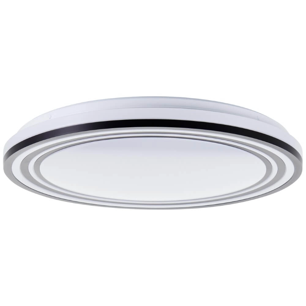 Schwarz-weiße Deckenleuchte Kobana Ø 49cm Brilliant 4004353426544