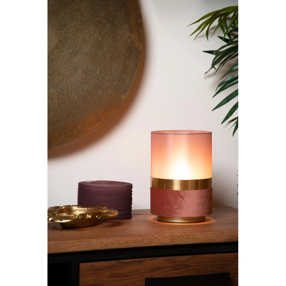 Design-Tischlampe Extravaganza Tusse rosa Ø 15 cm Lucide 5411212105554