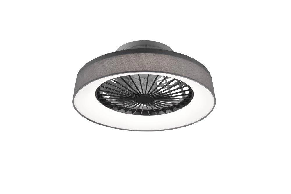 LED-Deckenventilator Farsund 47cm schwarz Trio 4017807491081