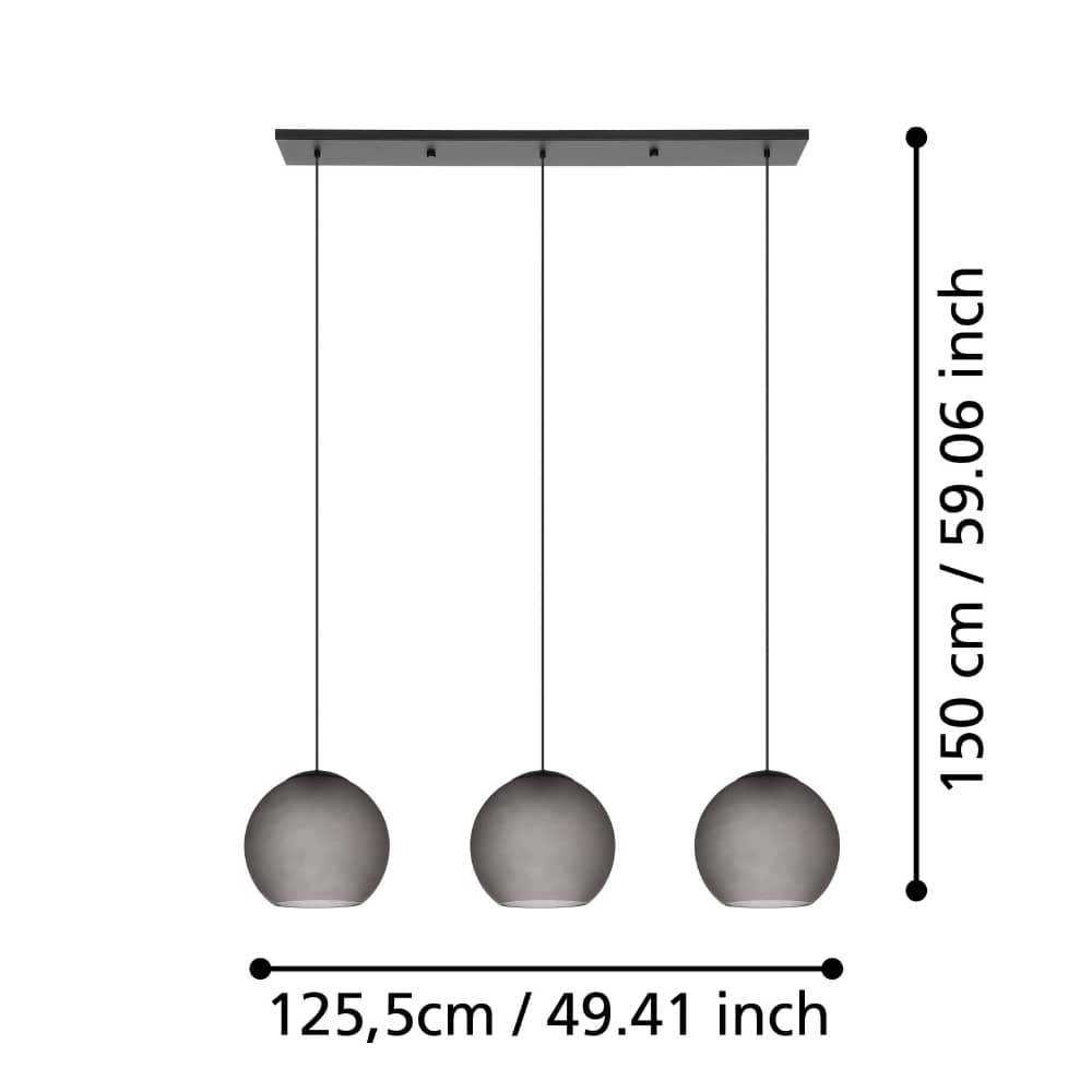 Hängelampe für das Esszimmer Arangona 126cm Stars of Light 9008606240975