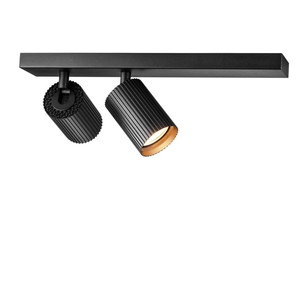 Deckenstrahler Onis 2-flammig - schwarz Lyora 4255805302330