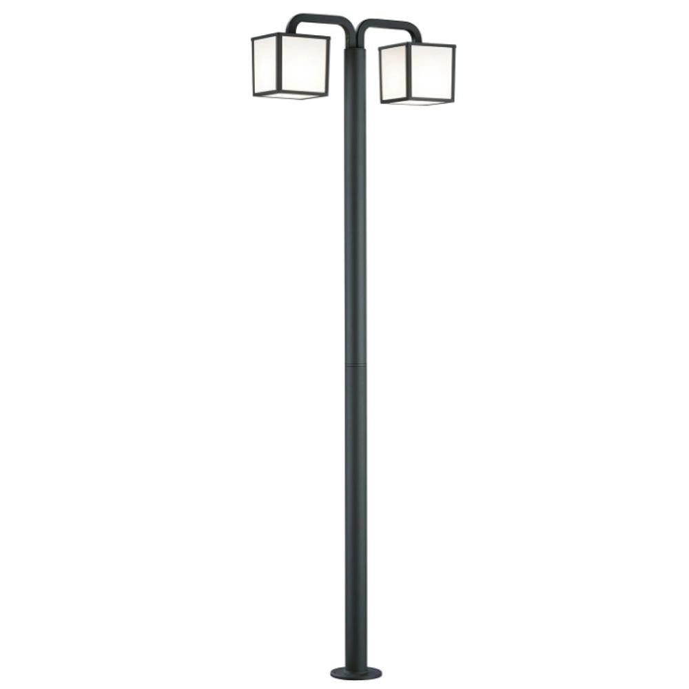 LED-Wegeleuchte Cubango 2-Licht-Anthrazit