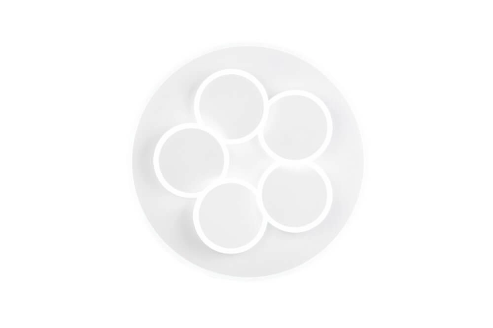 Moderne Deckenleuchte Mandala weiß Ø 48cm Trio 4017807614077