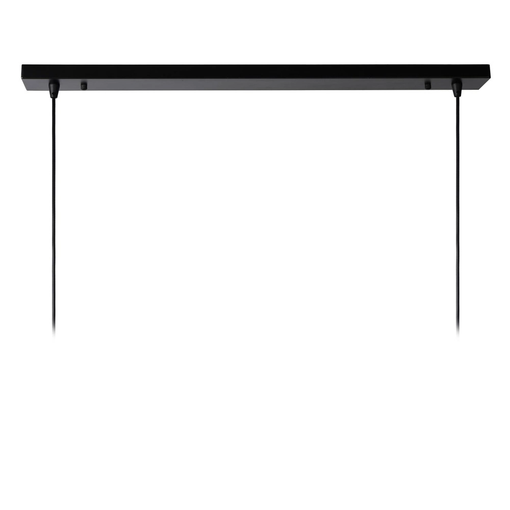 2-Licht Pendellampe Dikra Industriell Schwarz Lucide 5411212761019