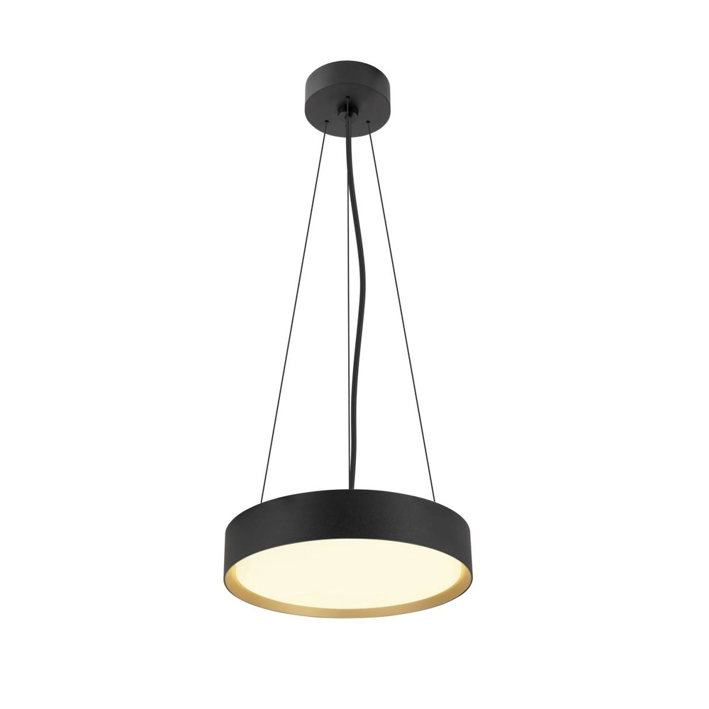 Deckenlampe Decona Ø 30cm schwarz mit gold - 3000K/4000K SLV 4024163302968