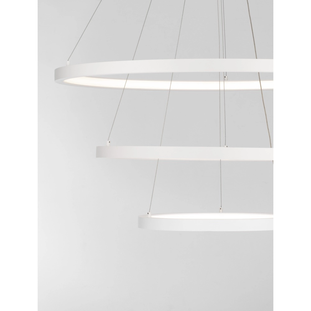Weiße Pendelleuchte Empatia Design Dreibettzimmer Lyora 5212017442727