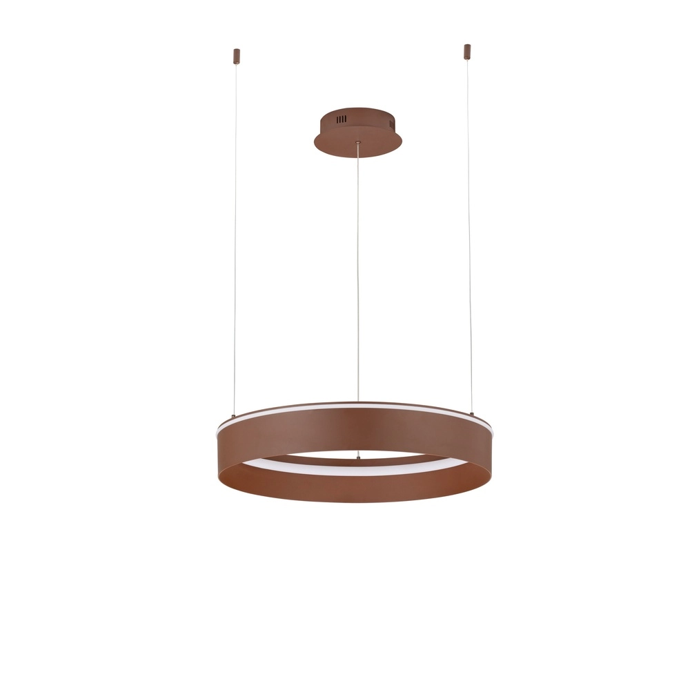 Moderne Pendellampe Olivia braune Ø 60cm Lyora 5212017494245