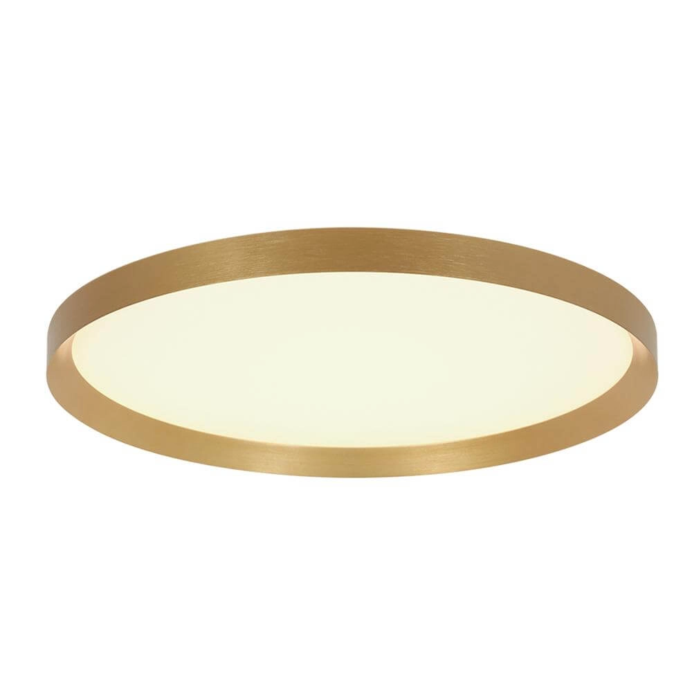 Schlanke Deckenleuchte Flady gold Ø 50cm