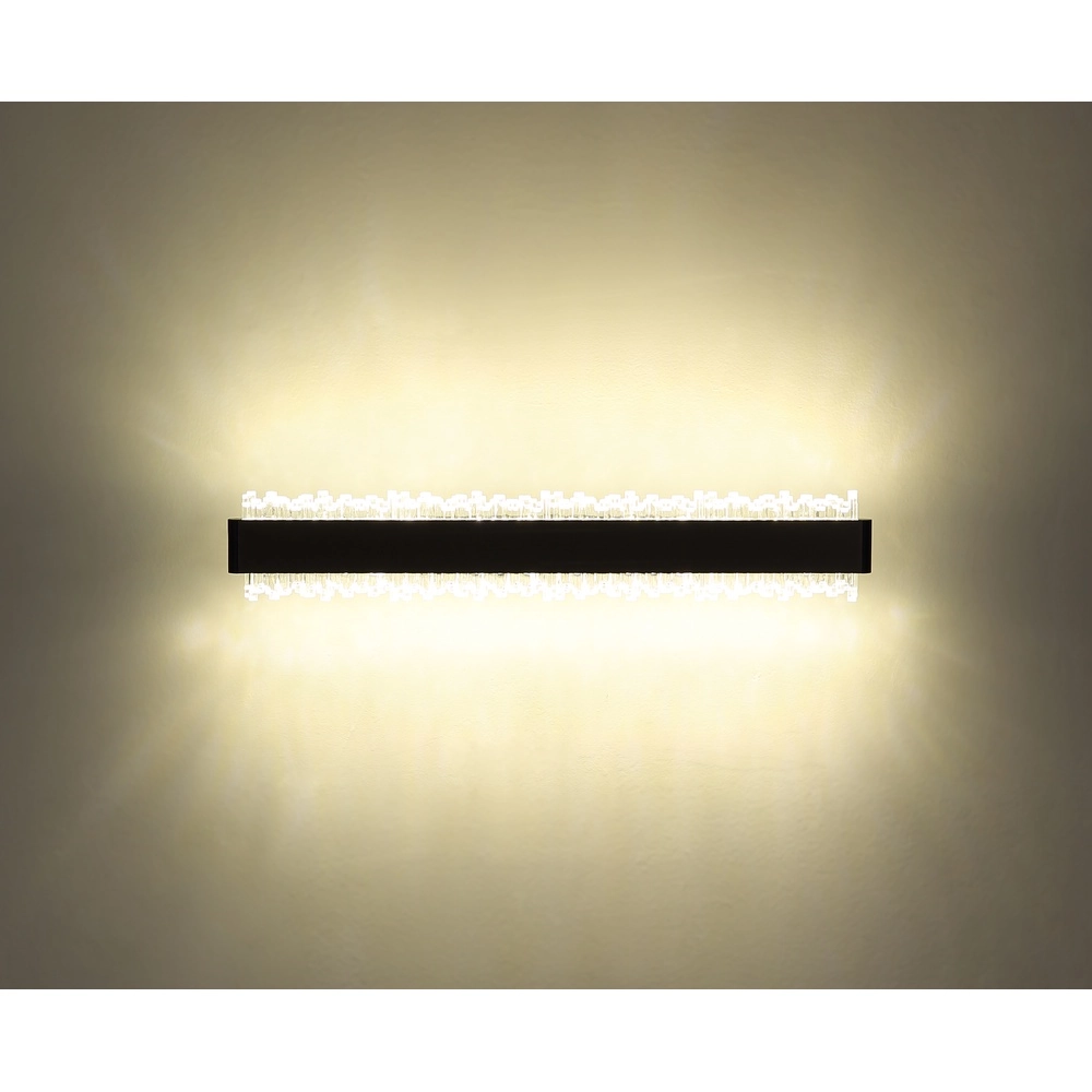 Schwarze Wandlampe Stalagmita 48 cm Globo 9007371566754