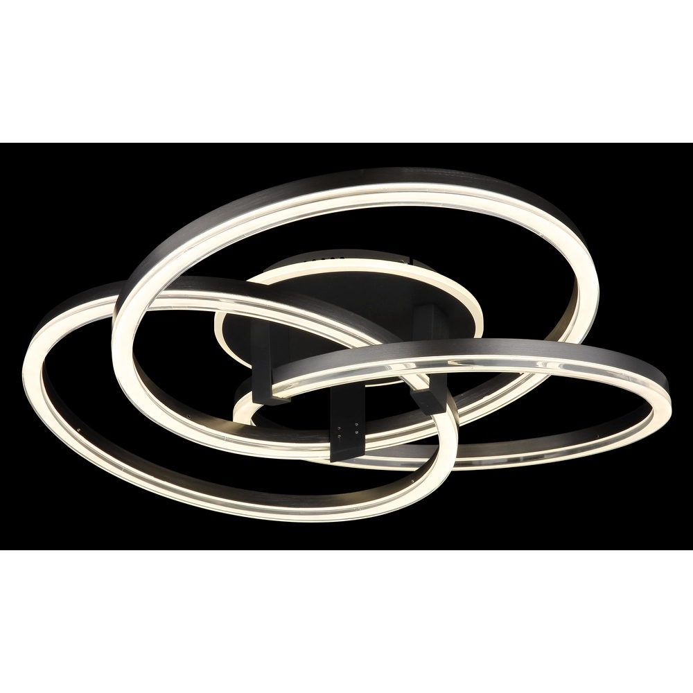 Design-Deckenlampe Tris Anthrazit Globo 9007371510405
