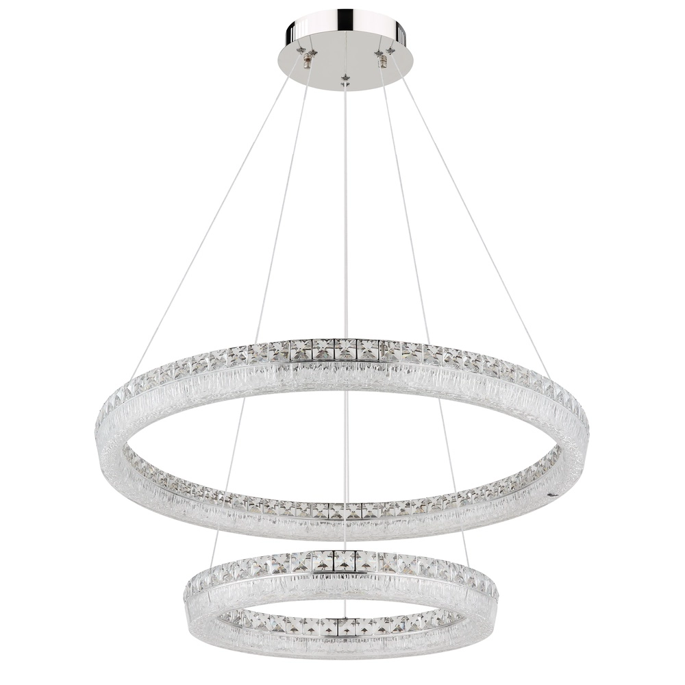 Pendellampe Laurel chrom Ø 80cm Globo 9007371569779