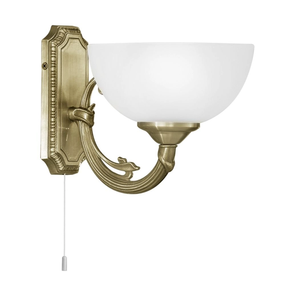 Wandlampe Savoy Goldbronze