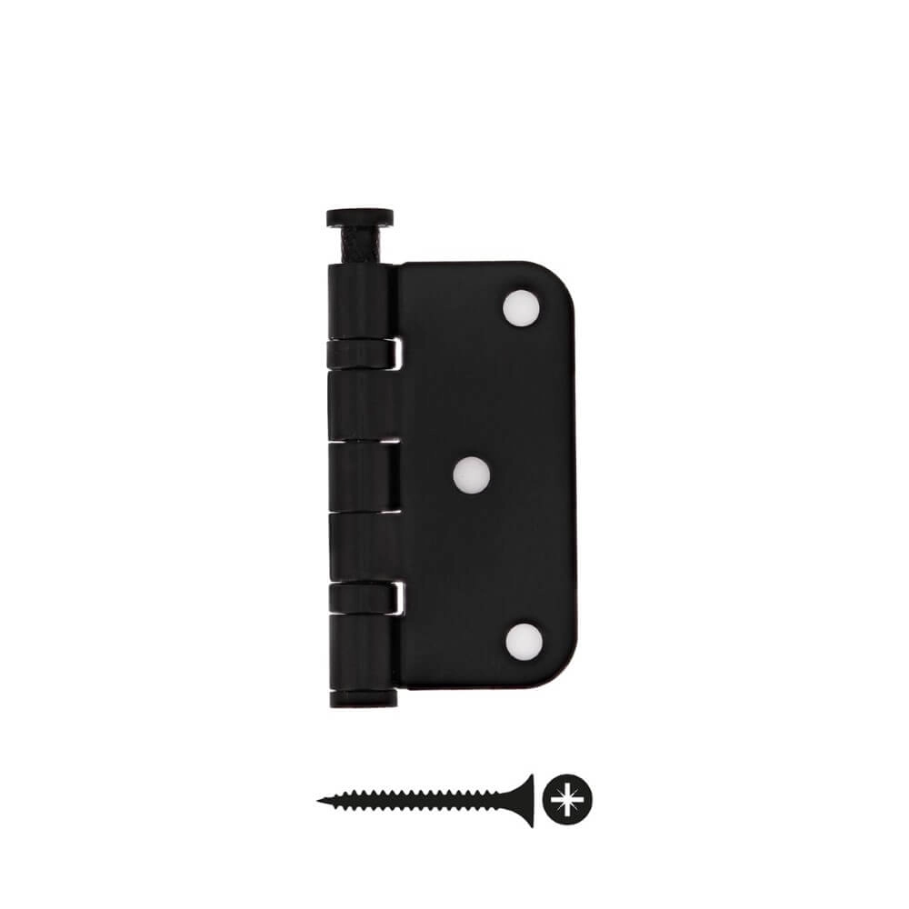 Kugelgelagertes Scharnier Rotura abgerundet auf 50kg schwarz Intersteel 8714186460740