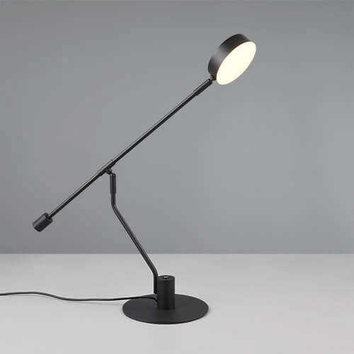 LED-Schreibtischlampe Manduro Schwarz Trio 4017807615999