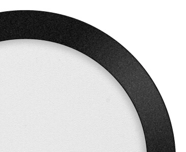 LED-Deckenleuchte Anne 15 W – 2700 K – Ø26 cm schwarz ETH 8720195301615