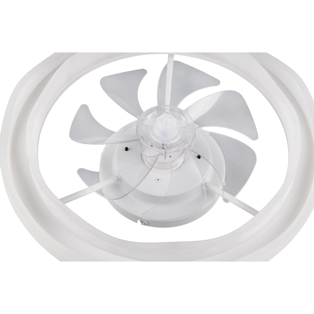 Weißer Fächer Skaulo Entwurf Ø 50cm Trio 4017807698831
