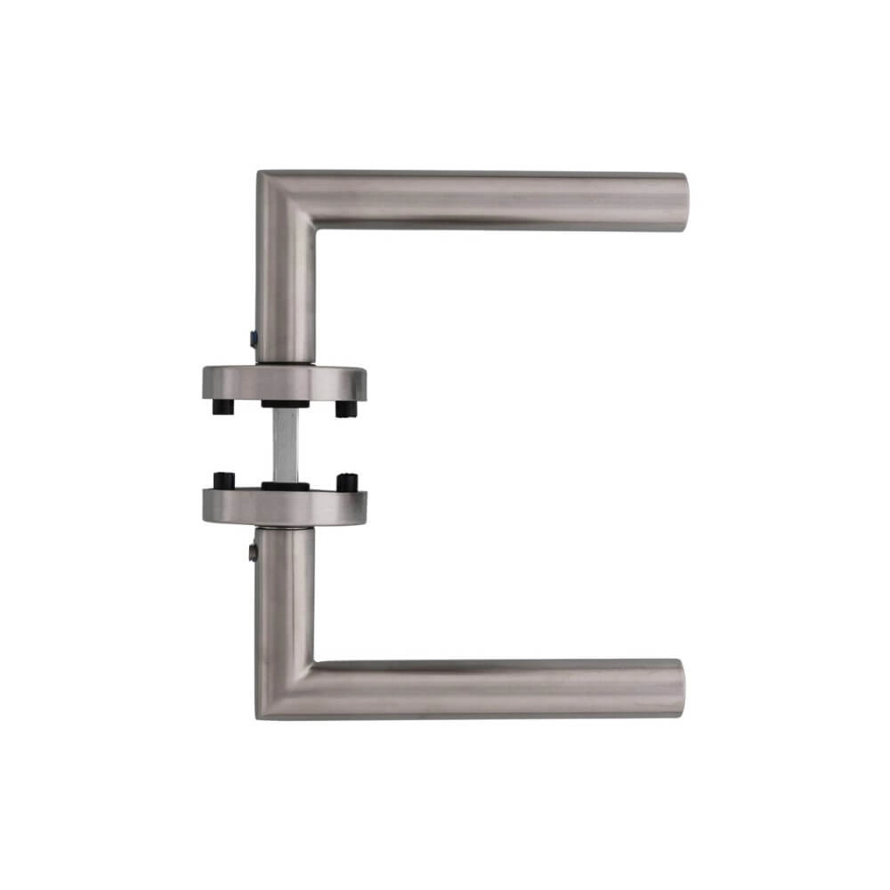Fester Türgriff Hoek 90 Rosette Edelstahl Intersteel 8714186282939