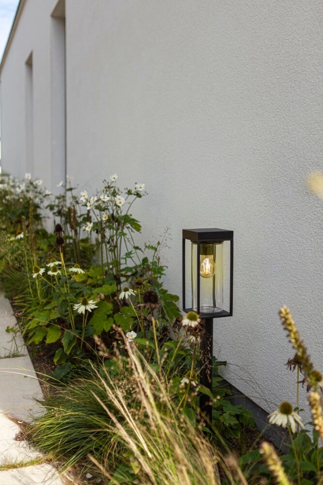 Standing garden lamp Flair black solar Lutec 6939412070766