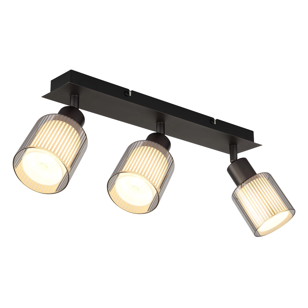 Design-Deckenlampe Villegas 3-Leicht-Schießmetall