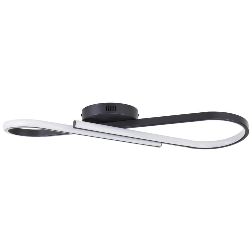 Schwarze Deckenleuchte Hinton Schwarz Brilliant 4004353442100