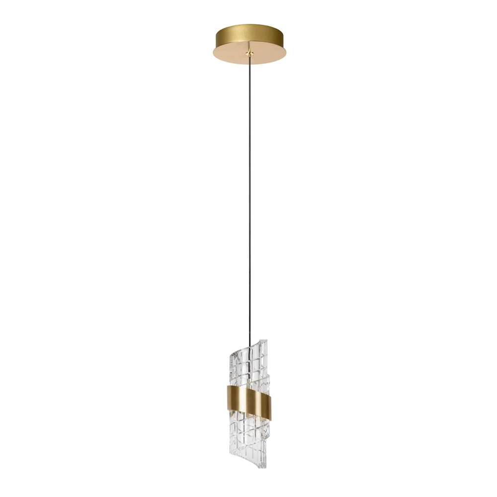 Design-Pendellampe Kligande gold Ø 13 cm