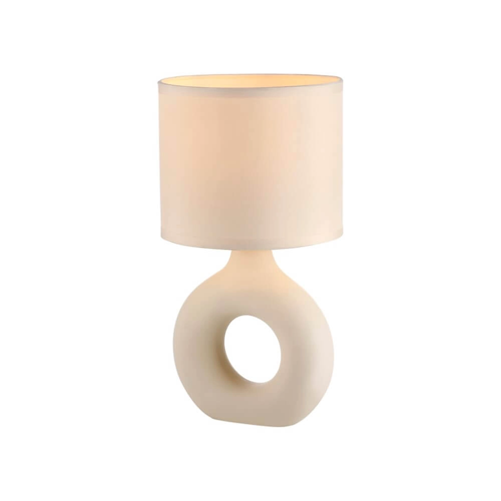 Tischlampe Carara sandfarben Just Light 4043689004859