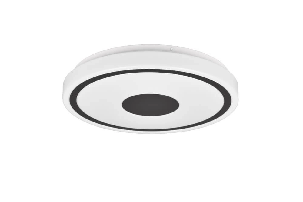 Deckenlampe Bunda weiß mit schwarz