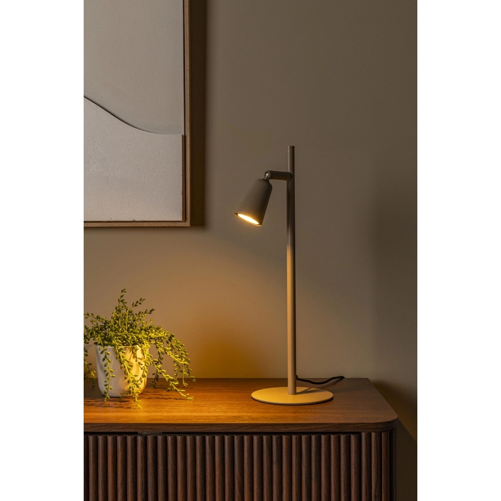 Design-Tischlampe Tiana taupe Lucide 5411212650450