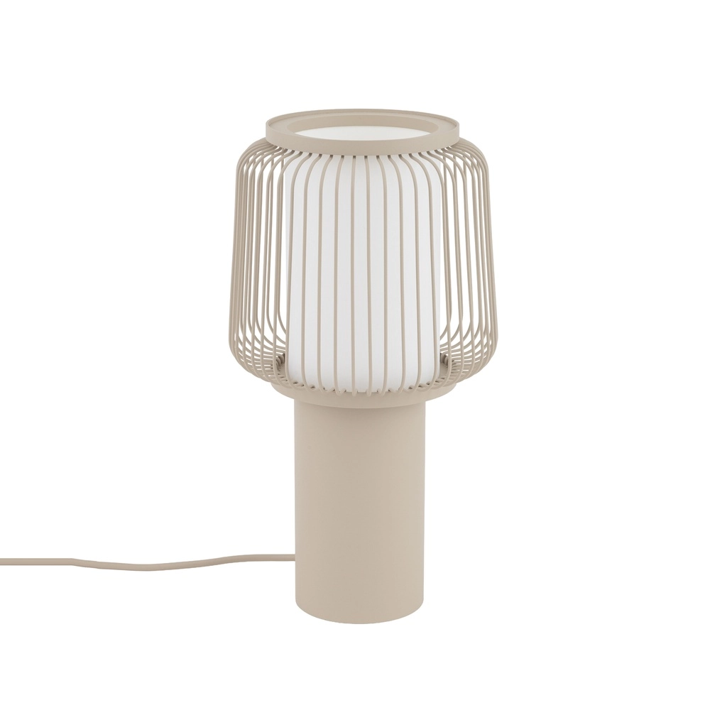 Tischlampe Nome Ø 18 cm sandbraun Lyora 5903139122528