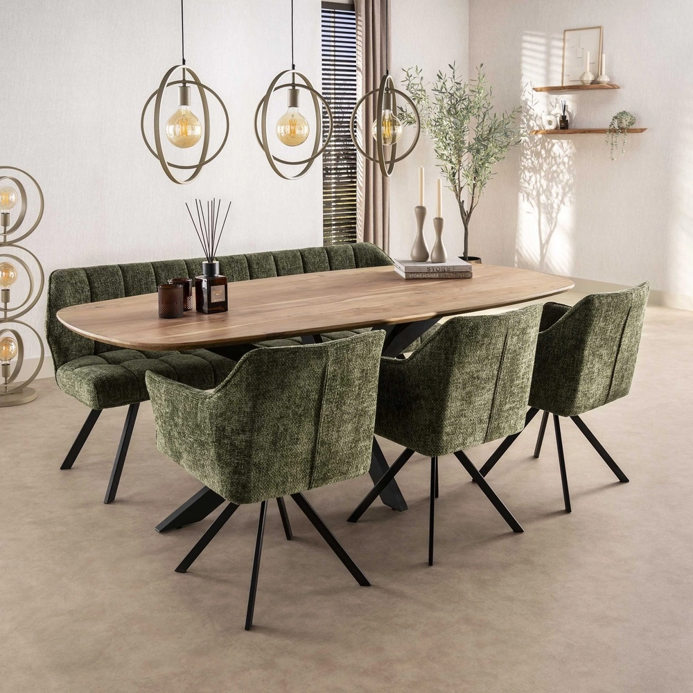 Esstisch-Pendellampe Turn 3L - Ø 40cm - Sand Lyora 8716803513150