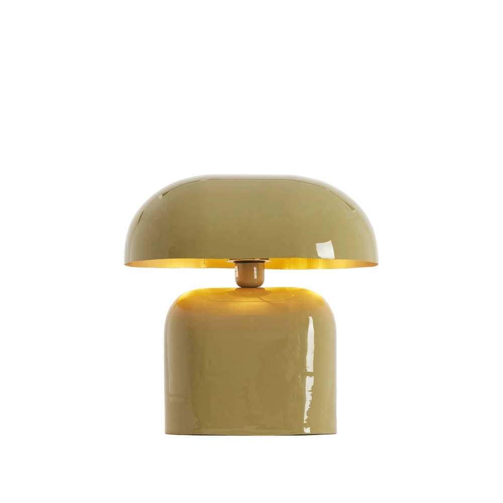 Tischlampe Todd Oval – glänzender Taupe Light & Living 8717807818920